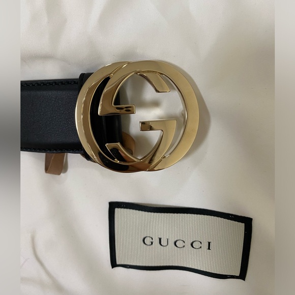 Gucci Interlocking G leather belt size 85 - Picture 2 of 4